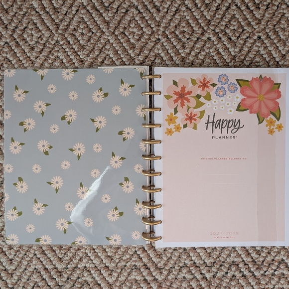 Happy Planner Spring Market Big Dashboard Planner - Picture 3 of 9